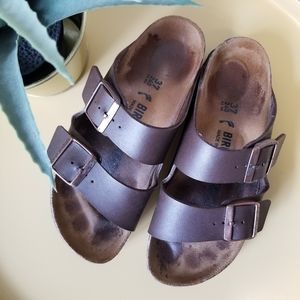 Brown Leather Birkenstocks